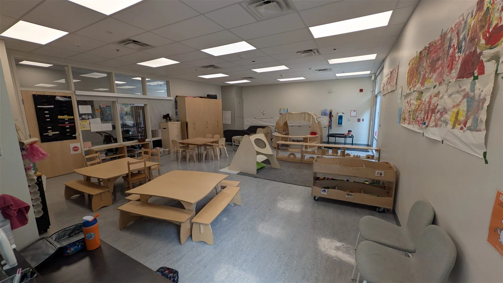 The Chrysalis Room, our preschool classroom at Comfort First Early Learning